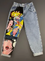 pop art jeans