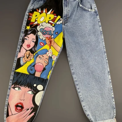 pop art jeans